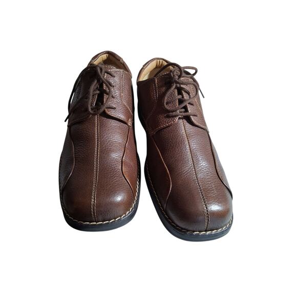 DOCKERS PRO Style Mens size 11M Brown Leather Careerwear Casual Oxford Shoes - Picture 10 of 15